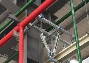 桐柏该抗震支架的整体式支吊架结构协调性好